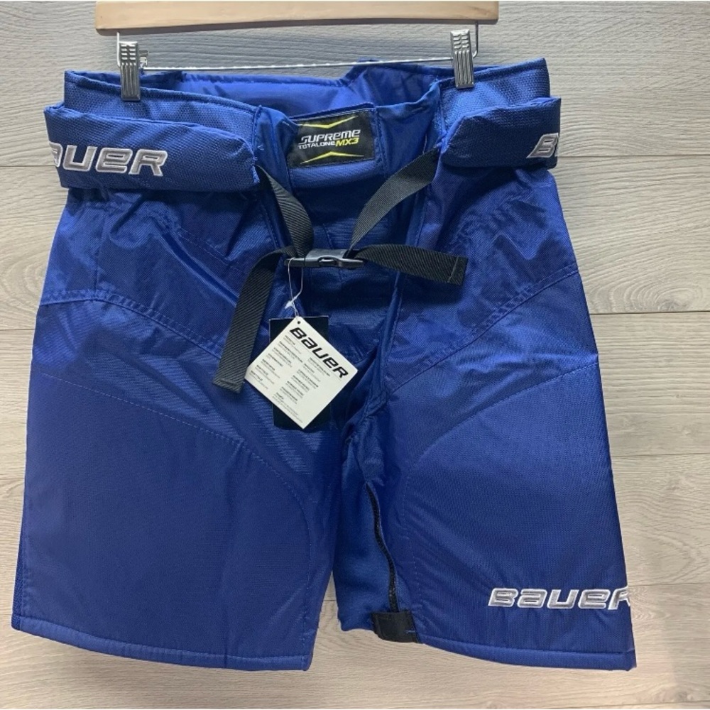 COPY - Bauer Supreme TotalOne MX3 Hockey Pant Shell Senior Small Blue 30”-34”